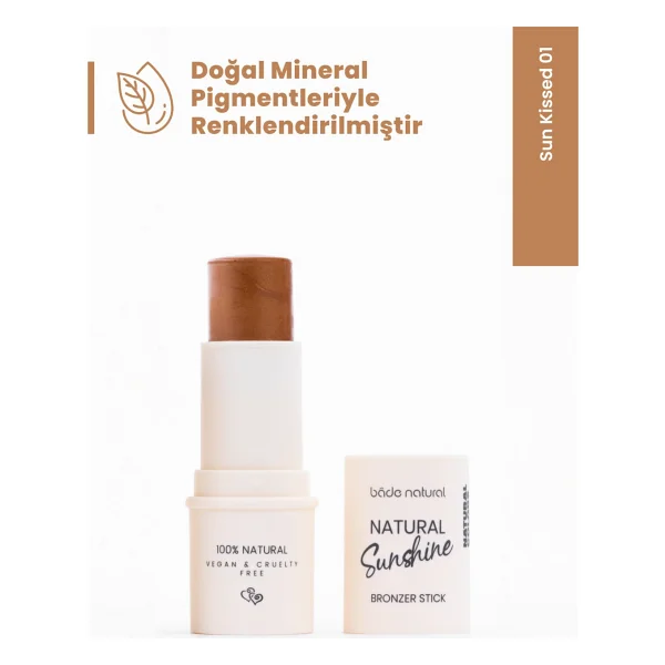 Bade Natural 01 Sun Kissed Stick Bronzer - Görsel 2