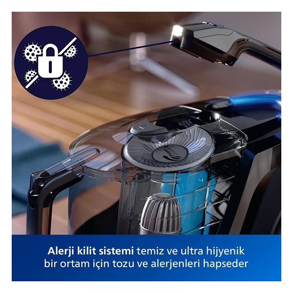 Philips Powerpro Max Fc9749/07 750 W Toz Torbasız Süpürge - Görsel 10