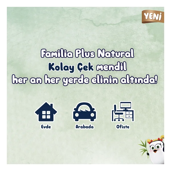Familia Plus Natural Çek Al Mendil 150'li 18 Adet - Görsel 2
