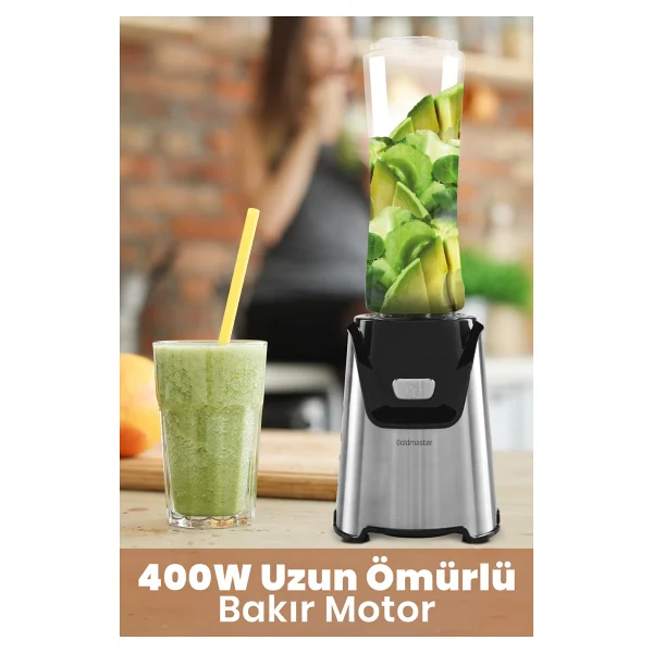 Goldmaster Mixgrind 2in1 Gm-7296 Kişisel Smoothie Blender - Görsel 3