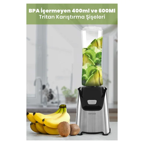 Goldmaster Mixgrind 2in1 Gm-7296 Kişisel Smoothie Blender - Görsel 4