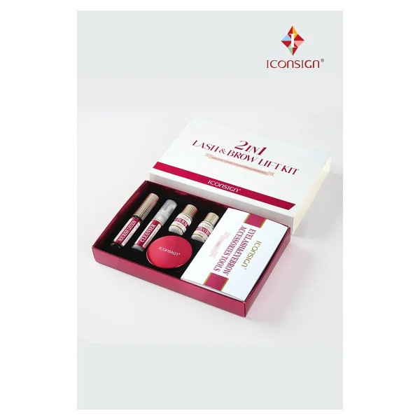 İconsign Lash Lift 2in1 Yeni Lash Lift,Kirpik Lifting,Perma Ve Kaş Laminasyon Seti (Büyük Set)(Yeni Balm Yapıştırıcılı) - Görsel 2