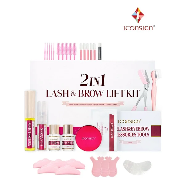 İconsign Lash Lift 2in1 Yeni Lash Lift,Kirpik Lifting,Perma Ve Kaş Laminasyon Seti (Büyük Set)(Yeni Balm Yapıştırıcılı) - Görsel 4