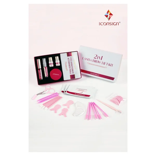 İconsign Lash Lift 2in1 Yeni Lash Lift,Kirpik Lifting,Perma Ve Kaş Laminasyon Seti (Büyük Set)(Yeni Balm Yapıştırıcılı) - Görsel 5