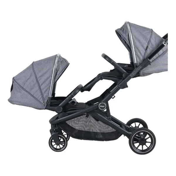 Prego 2223 Ibiza Plus Siyah İkiz Bebek Arabası - Görsel 7