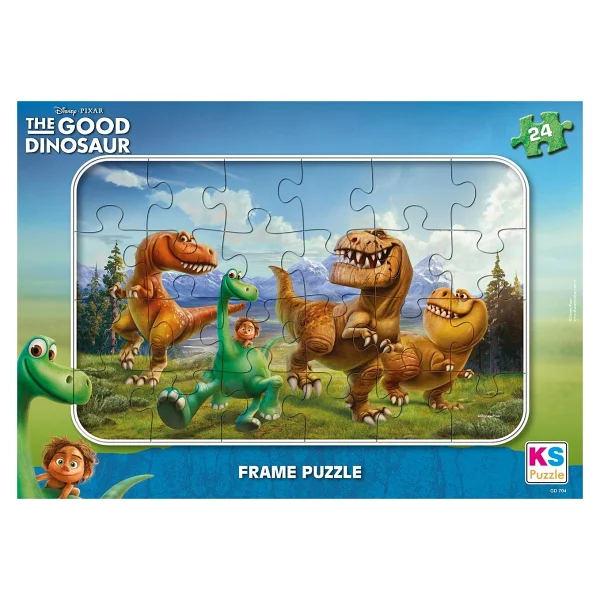 Ks Games Good Dinosaur 24 Parça Frame Puzzle Gd704 - Görsel 4