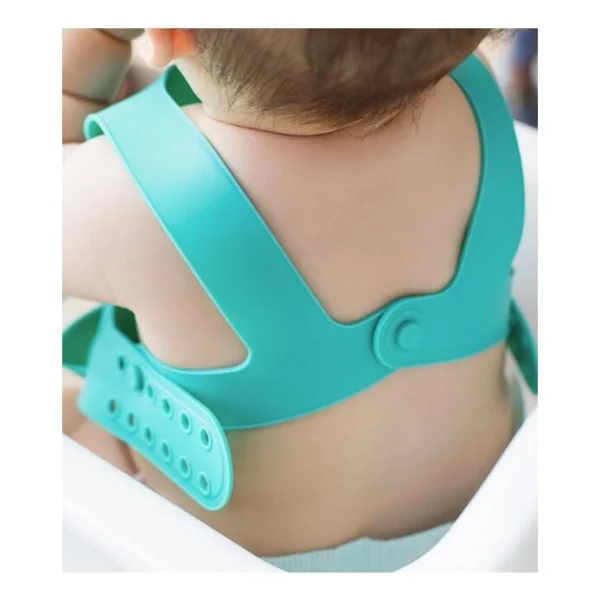 Oioi Silikon Mama Önlüğü Bpa İçermeyen Ergonomik Tasarım 6 Ay - 4 Yaş Arası Kullanıma Uygun - Yeşil - Görsel 2