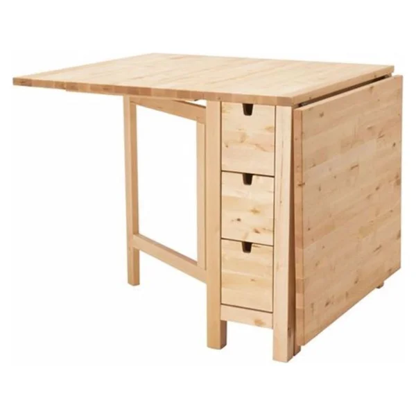 Ikea Norden Mutfak Masası, Beyaz - 80x74 - Görsel 7