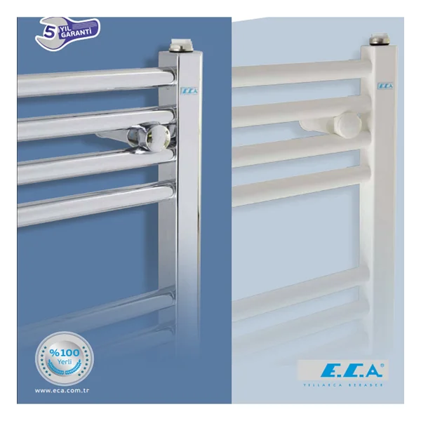 E.C.A. 50x110 Cm Düz Krom Havlupan - Görsel 3