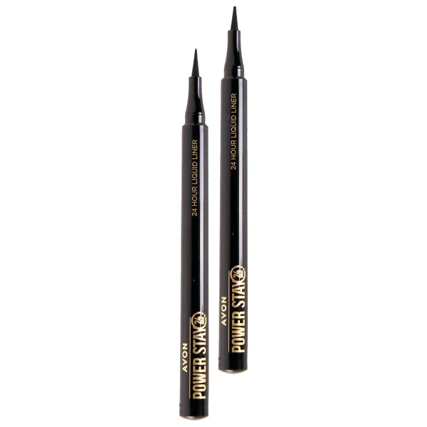 Avon Power Stay Blackest Black 2 Adet Likit Eyeliner - Görsel 3