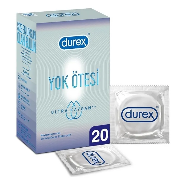 Durex Yok Ötesi Ultra Kaygan 20'lu Prezervatif - Görsel 9