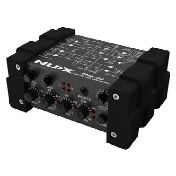 Nux Çoklu Kanal Mini Mikser USB Ch-Pmx2u - Görsel 3