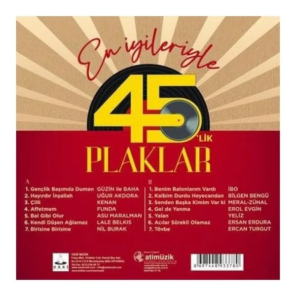 En İyileriyle 45'lik Plaklar - Plak - Görsel 3