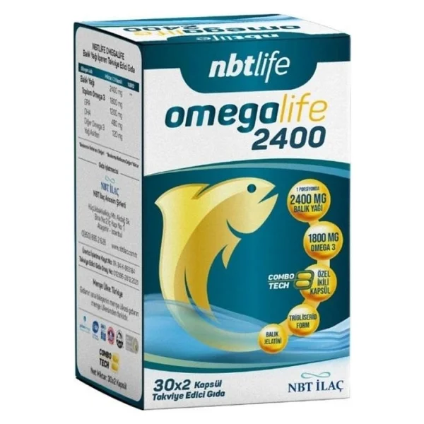 Nbt Life Omegalife 2400 Mg 30x2 Kapsül - Görsel 6