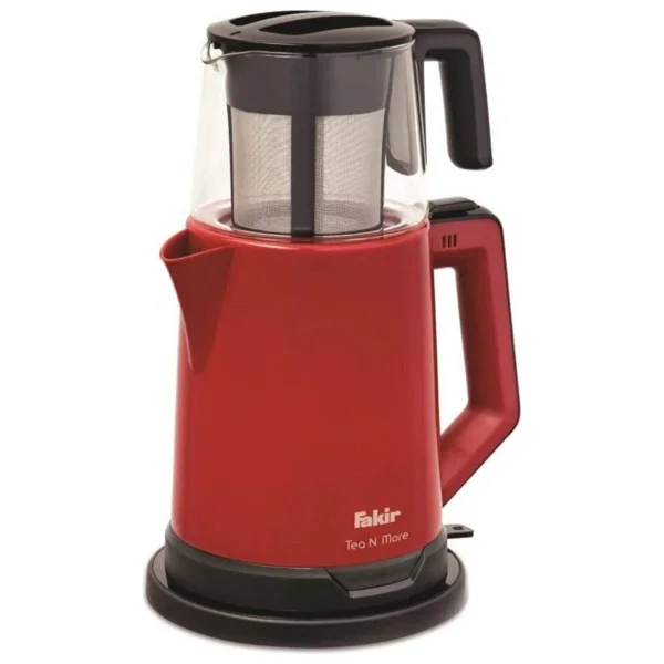 Fakir Tea N More Cam Demlikli Kırmızı Çay Makinesi - Görsel 4