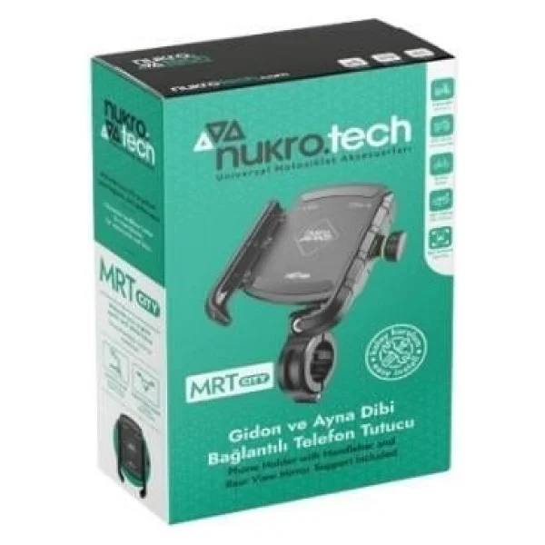 Nukrotech Mrt City Motosiklet Telefon Tutucu - Görsel 4