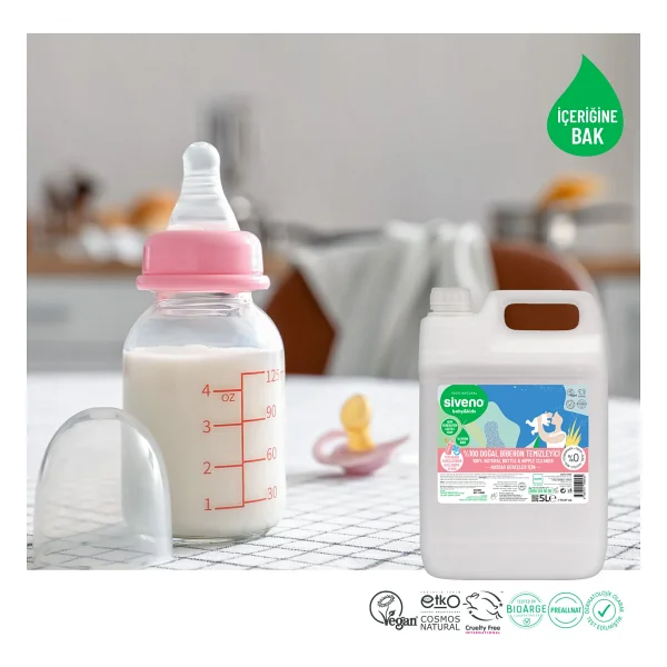 Siveno Baby Doğal Emzik Ve Biberon Temizleyici 5000 Ml - Görsel 2
