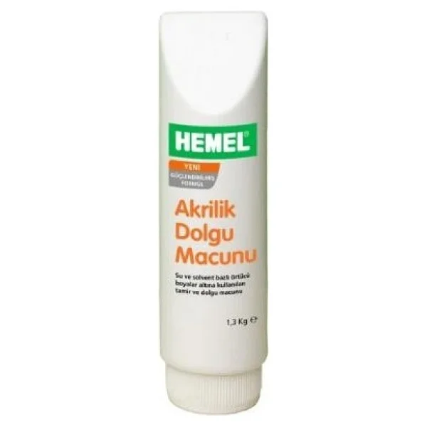 Hemel Akrilik Dolgu Macunu 1,3 Kg - Görsel 2