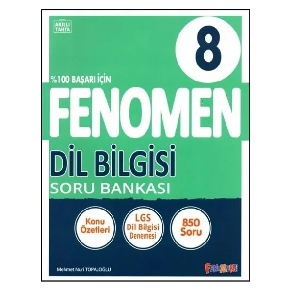 Fenomen Okul Yayınları 8. Sınıf Dil Bilgisi Soru Bankası - Görsel 3