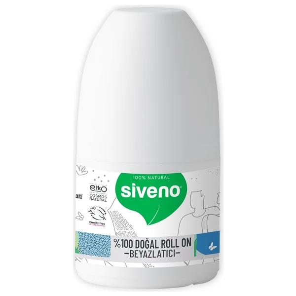 Siveno %100 Doğal Beyazlatıcı 2 Adet 50 Ml Kadın Roll-On Deodorant - Görsel 2