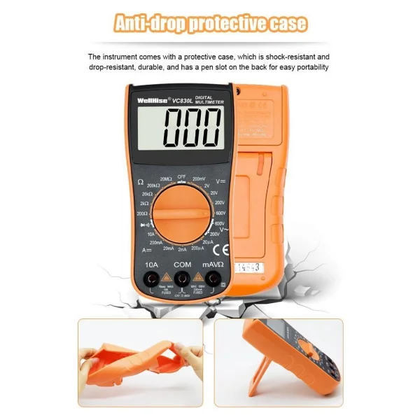 Wellhise Vc830l Multimetre - Görsel 3