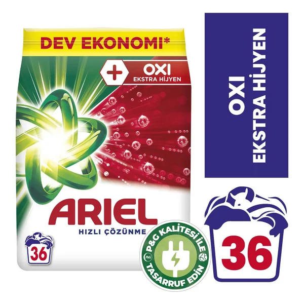 Ariel Oxi Ekstra Hijyen 5.5 Kg Toz Deterjan - Görsel 7