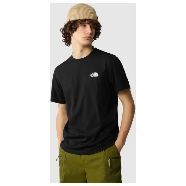 The North Face Simple Dome Nf0a87ngjk31 Siyah Kısa Kollu Bisiklet Yaka Erkek Tişört - Görsel 9