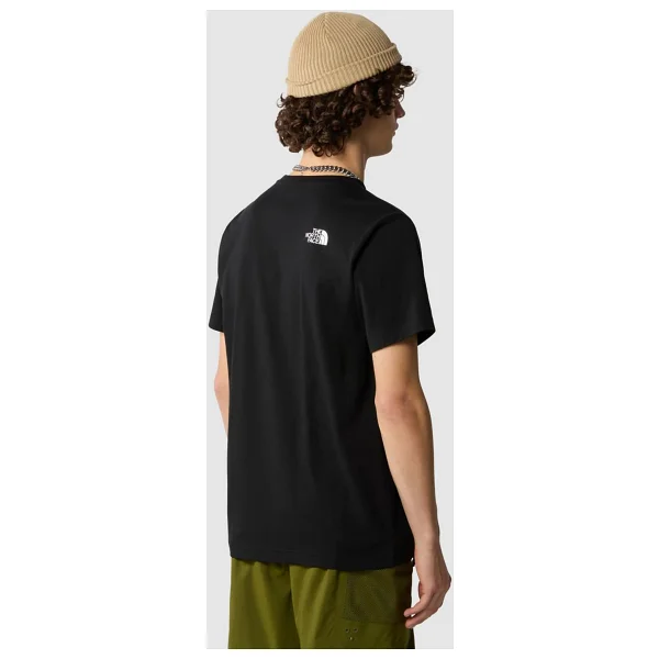 The North Face Simple Dome Nf0a87ngjk31 Siyah Kısa Kollu Bisiklet Yaka Erkek Tişört - Görsel 2
