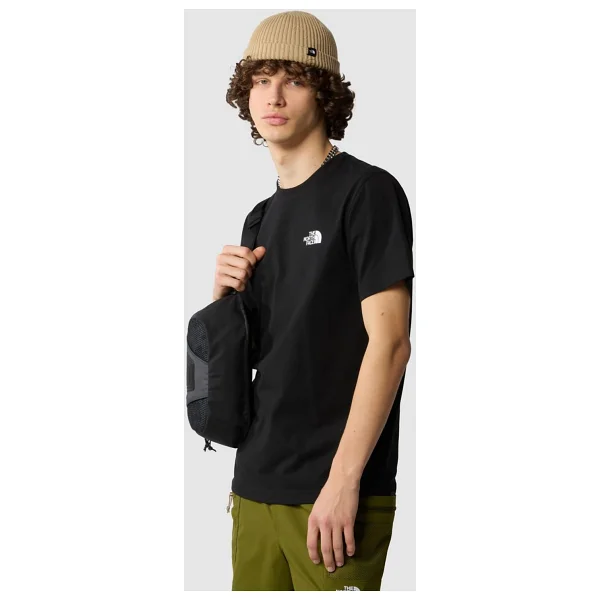 The North Face Simple Dome Nf0a87ngjk31 Siyah Kısa Kollu Bisiklet Yaka Erkek Tişört - Görsel 4
