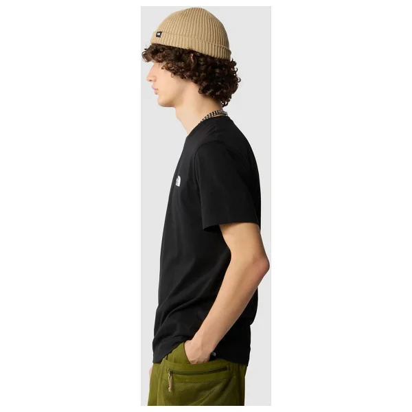 The North Face Simple Dome Nf0a87ngjk31 Siyah Kısa Kollu Bisiklet Yaka Erkek Tişört - Görsel 5