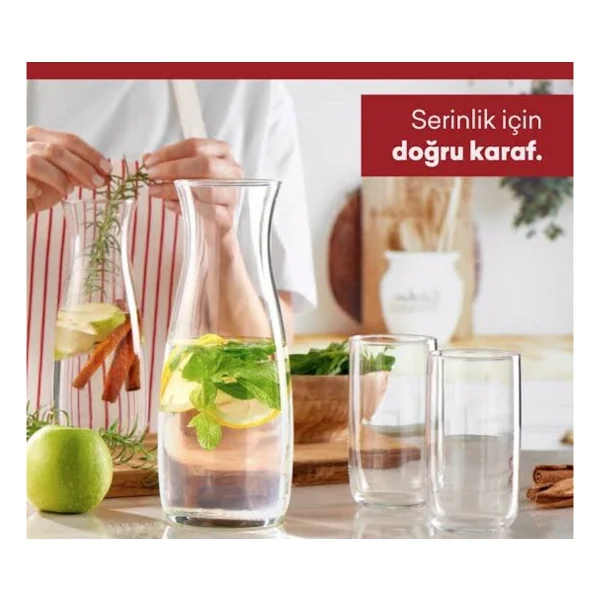 Paşabahçe Amphora 43813 1.18 lt Kapaklı Karaf - Görsel 5
