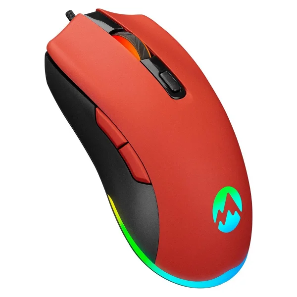 Everest Sgm-L1 Lumos Kırmızı RGB Optik Kablolu Oyuncu Mouse - Görsel 3