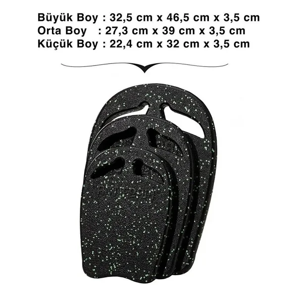Actifoam Orta Boy Yüzme Tahtası Kickboardsiyah/Yeşil - Görsel 4