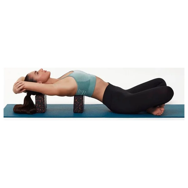 Actifoam Yoga Blok 2'li SetOrta Sert/ Siyah- Yeşil - Görsel 2