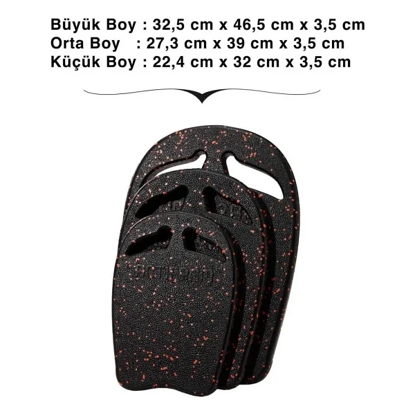 Actifoam Büyük Boy Yüzme Tahtası Kickboardsiyah/Turuncu - Görsel 2