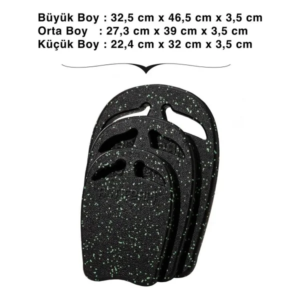 Actifoam Büyük Boy Yüzme Tahtası Kickboardsiyah/Yeşil - Görsel 2