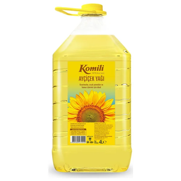 Komili Ayçiçek Yağı 4 Lt - Görsel 5
