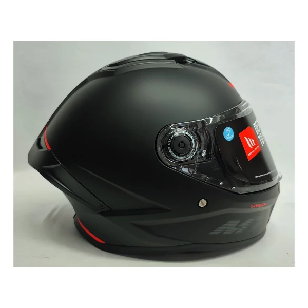 Mt Stinger 2 Mat Siyah Full Face Motor Kaskı - Görsel 2