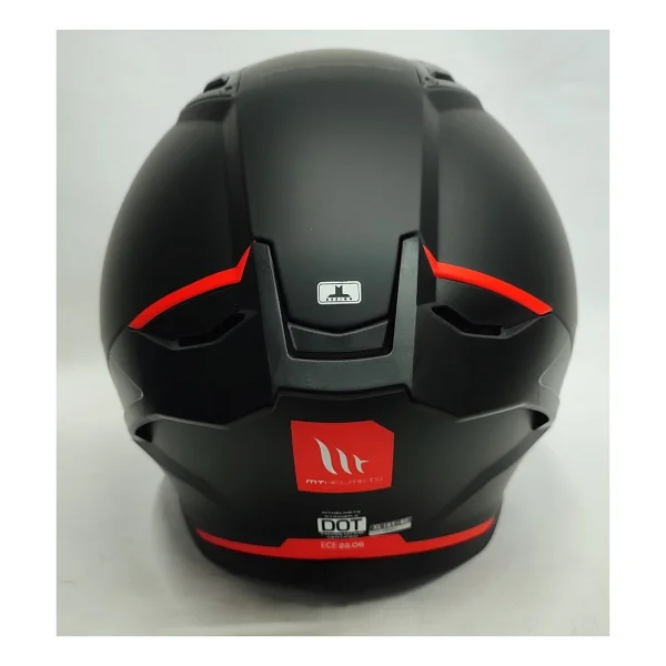 Mt Stinger 2 Mat Siyah Full Face Motor Kaskı - Görsel 4