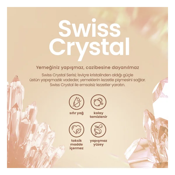 Emsan Swiss Crystal 26 Cm Karnıyarık Tenceresi - Görsel 5
