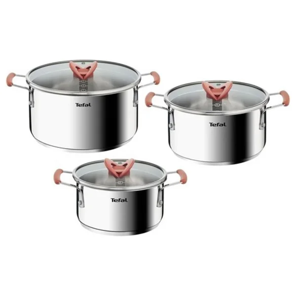 Tefal Optispace 6 Parça Çelik Tencere Seti - Görsel 6