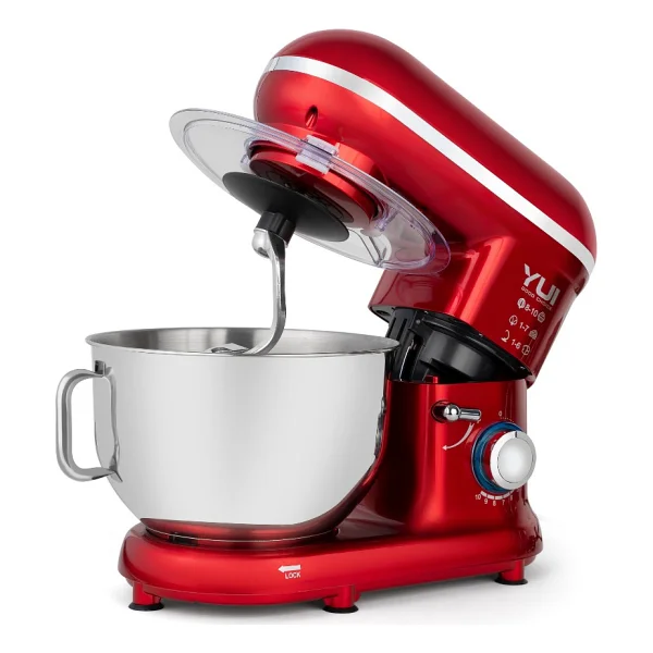 Yui M108 Easy Chef 1300 W 5 lt Kırmızı Stand Mikser - Görsel 4