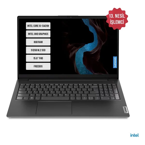 Lenovo V15 G4 Iru 83a1008xtr İ5-13420h 8 GB 512 GB SSD UHD Graphics 15.6" Full HD Notebook - Görsel 9