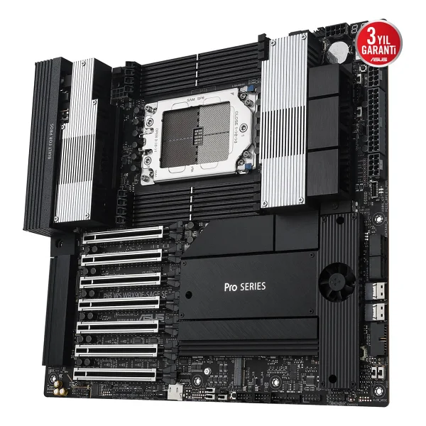 Asus Pro WS WRX90E-SAGE SE AMD AM5 DDR5 sTR5 E-ATX Anakart - Görsel 3