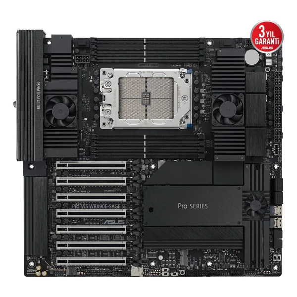 Asus Pro WS WRX90E-SAGE SE AMD AM5 DDR5 sTR5 E-ATX Anakart - Görsel 5