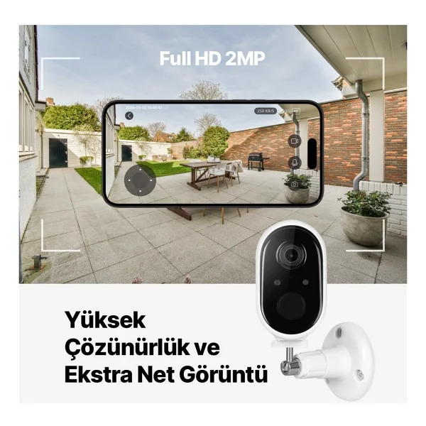 Ttec Wizi Pro W 2agk05 Full HD Wi-Fi Güvenlik Kamerası - Görsel 3