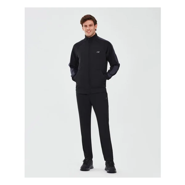 Skechers M Performance Track Suit S241211-3998 Erkek Gri Eşofman Takımı - Görsel 6