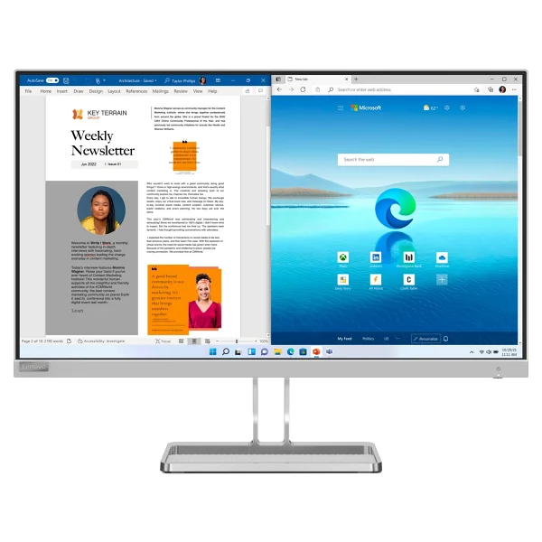 Lenovo L27i-40 67abkac4tk 27" 4 Ms Full HD Ips 100 Hz Monitör - Görsel 8