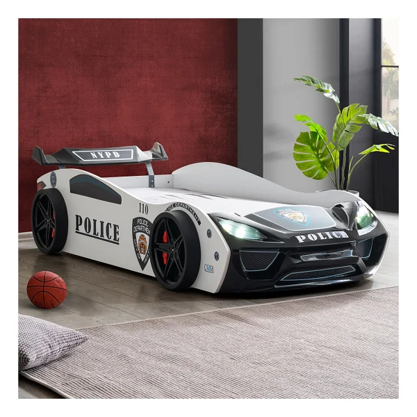 Setay Mobilya Police Rüzgarlıklı 90x190 cm Arabalı Yatak - Görsel 5
