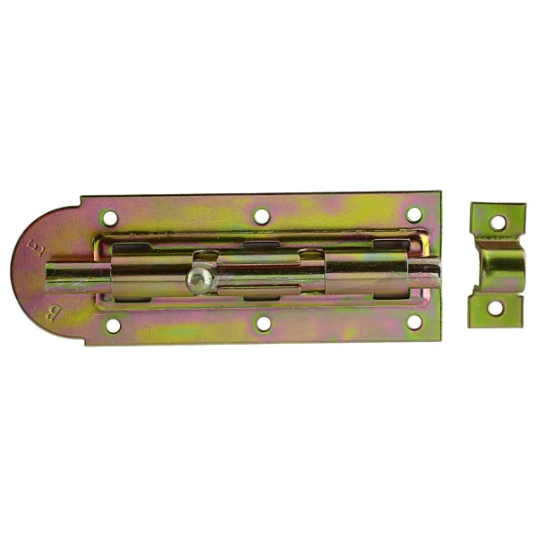 Badem10 Mavzer Sürgü No:12 Kilit 42x120 mm Ahşap Pvc Demir Kapı Pencere Sürgüsü Emniyet Kilidi Sürgülü - Görsel 2